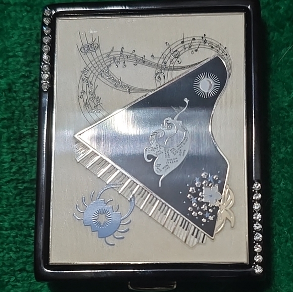 2004 Estée Lauder Collectible Powder Compact Art Deco Erte Zodiac CANCER Rare!!!